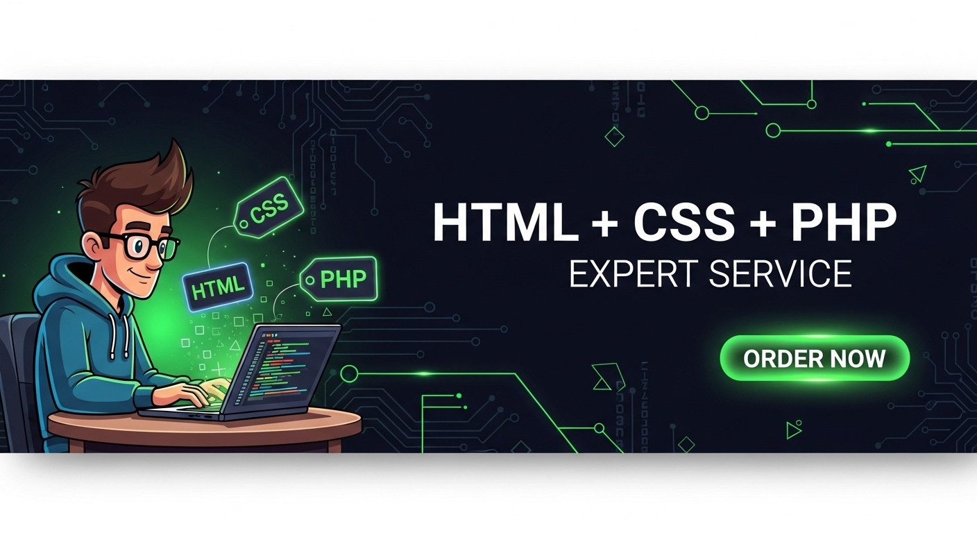 HTML + CSS + PHP Expert